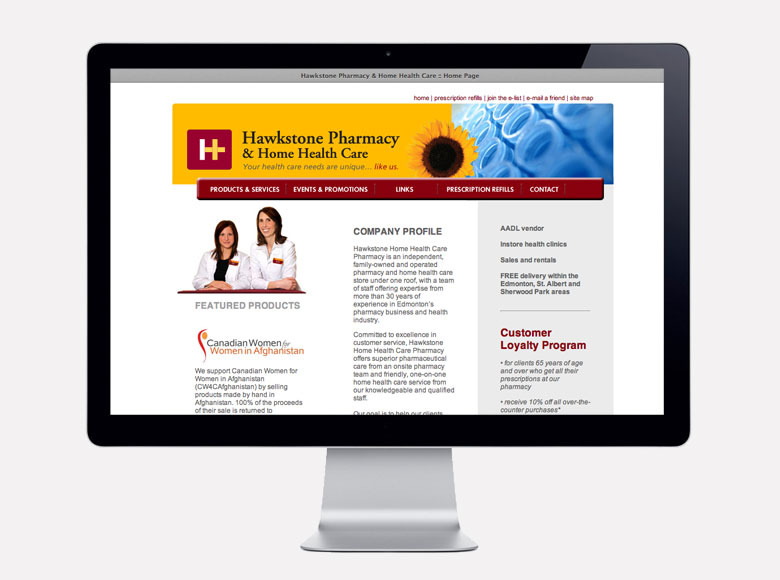 Hawkstone Pharmacy - Homepage