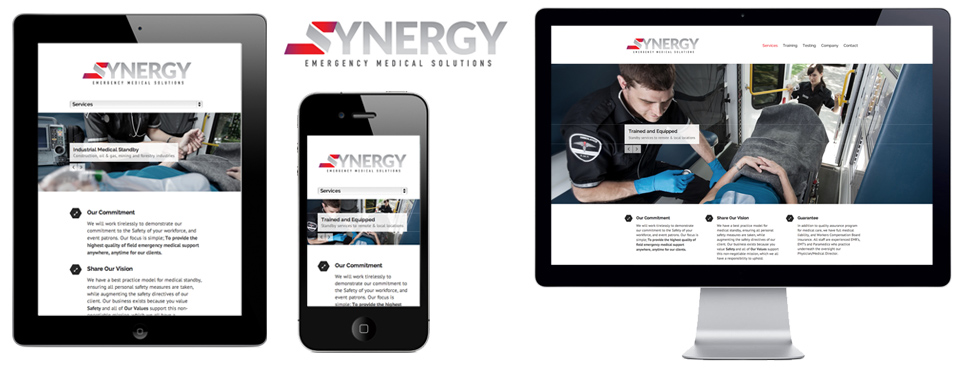 Synergy Medical Edmonton Website Design Slide